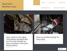 Tablet Screenshot of foodfromnorthernlaos.com